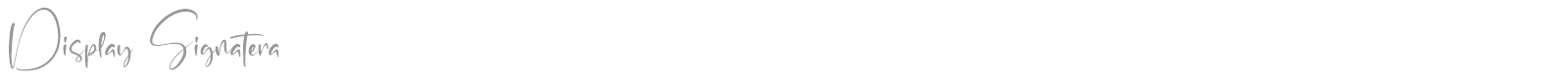 Display Signatera font preview